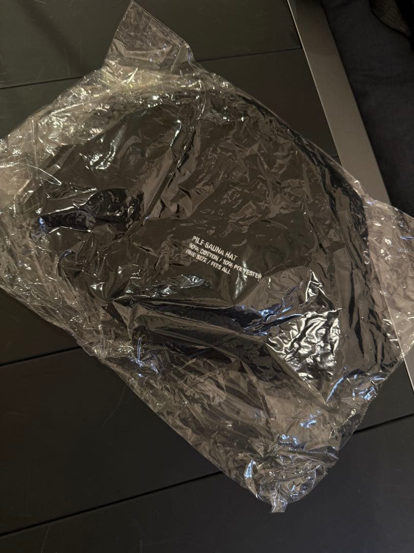 Refresh!Service. PILE SAUNA HAT 黒