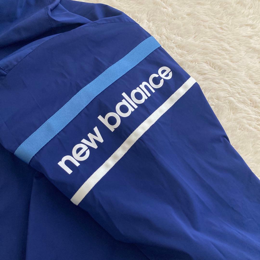 美品！New Balance Golf ジップアップジャケット　ブルー　2XL