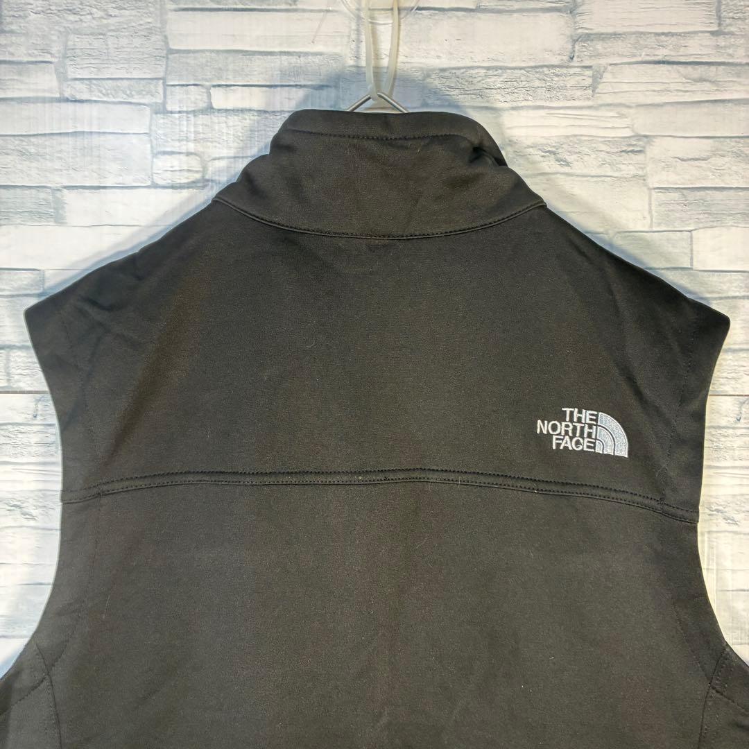 【USA古着】ノースフェイスシェルベストL相当企業モノブランド刺繍ドローSAGE