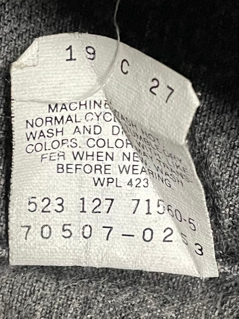 80s Levi's アシッドウォッシュ 70507 ブラックデニム USA製