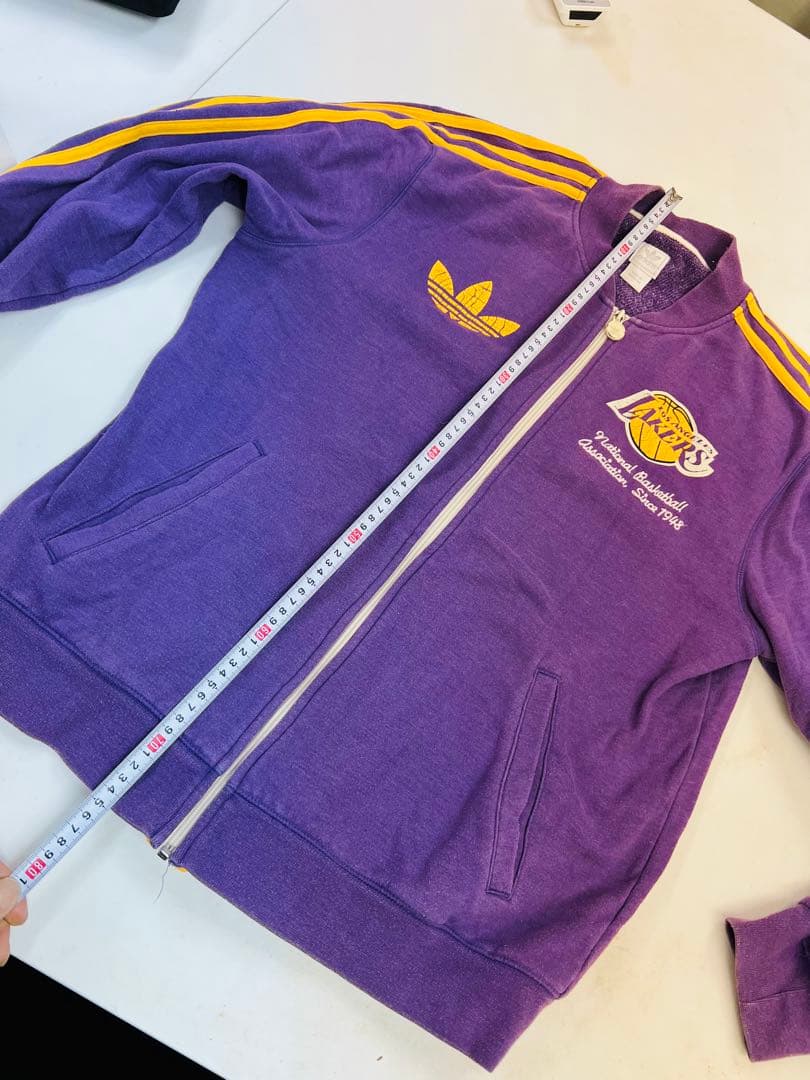激レア adidas 90s LAKERS レイカーズ ジャージ 紫 黄色Y2K