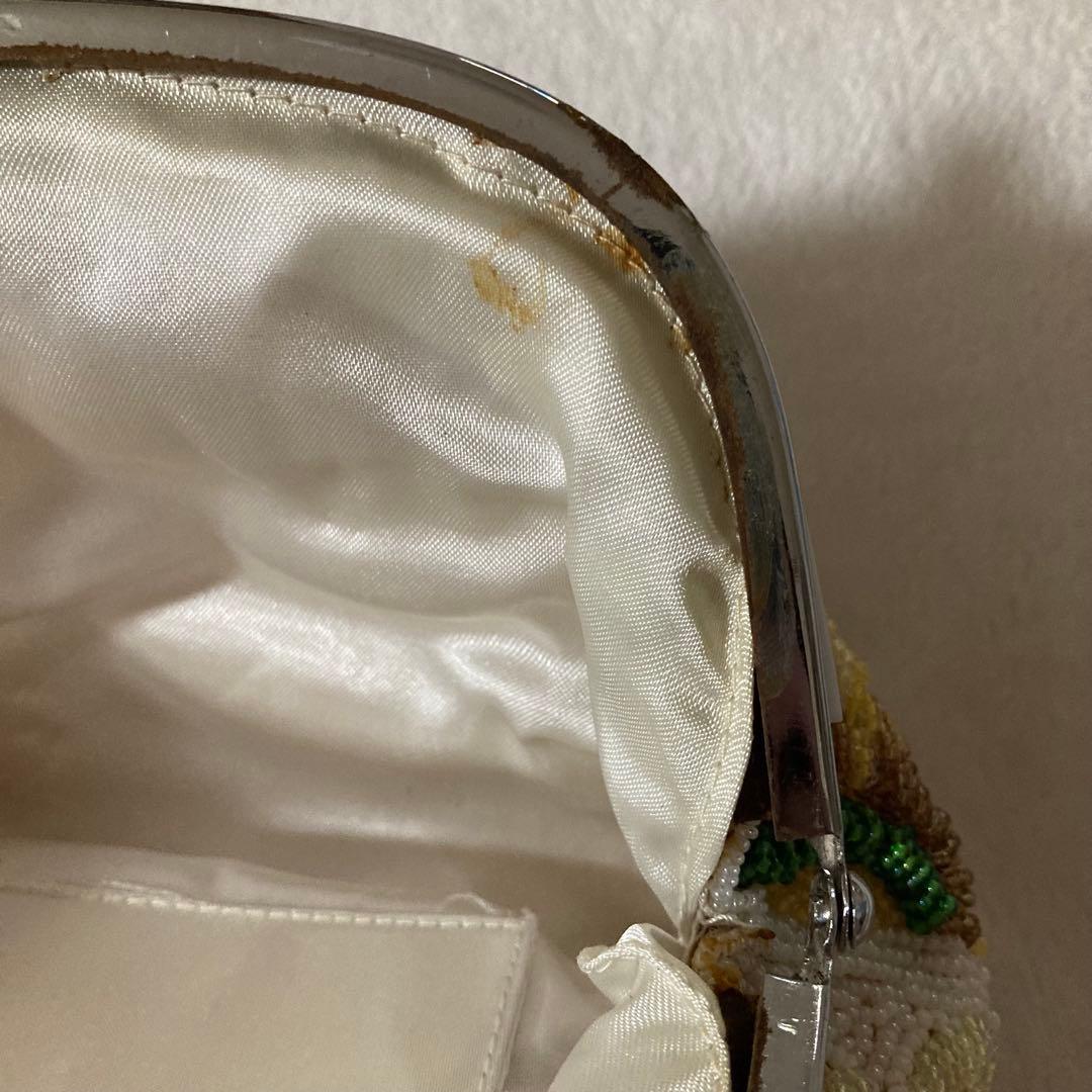 ビーズバッグ　アンティーク　和装