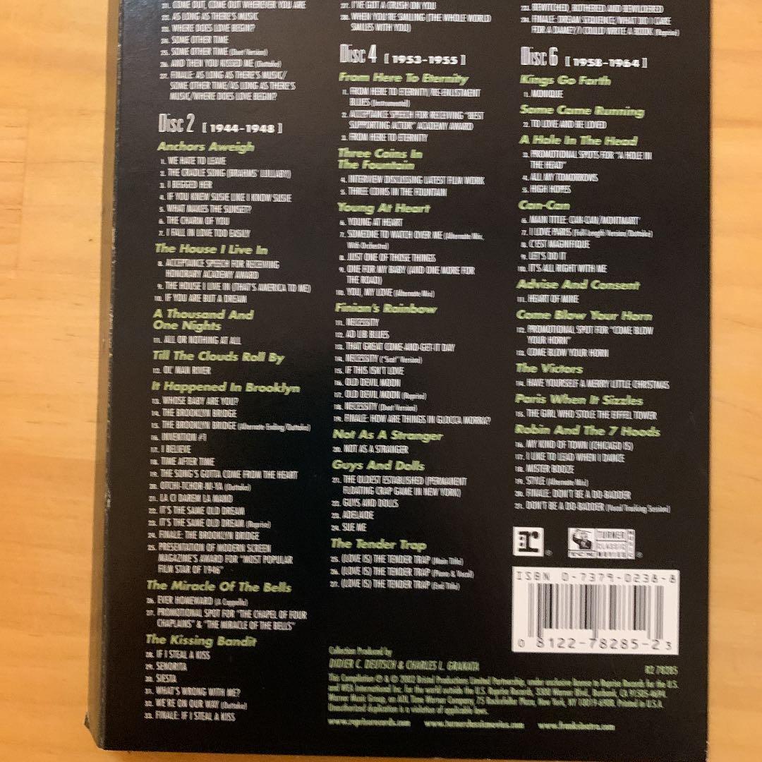 フランク・シナトラ　イン　ハリウッド1940-1964 CD 6枚組　豪華本付き