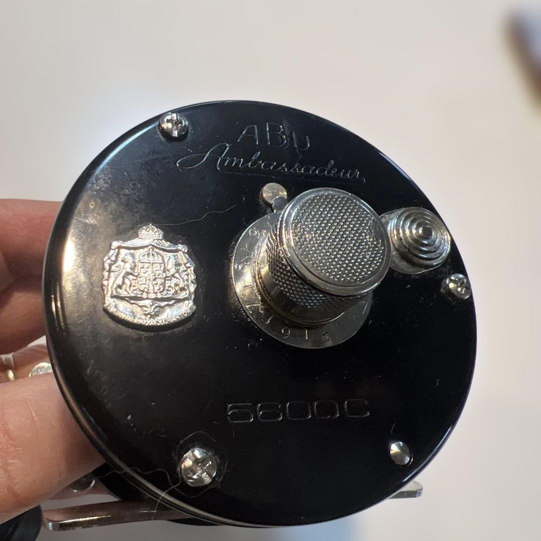 【美品】アブ アンバサダー 6600C 黒ベロ フットNO.070007