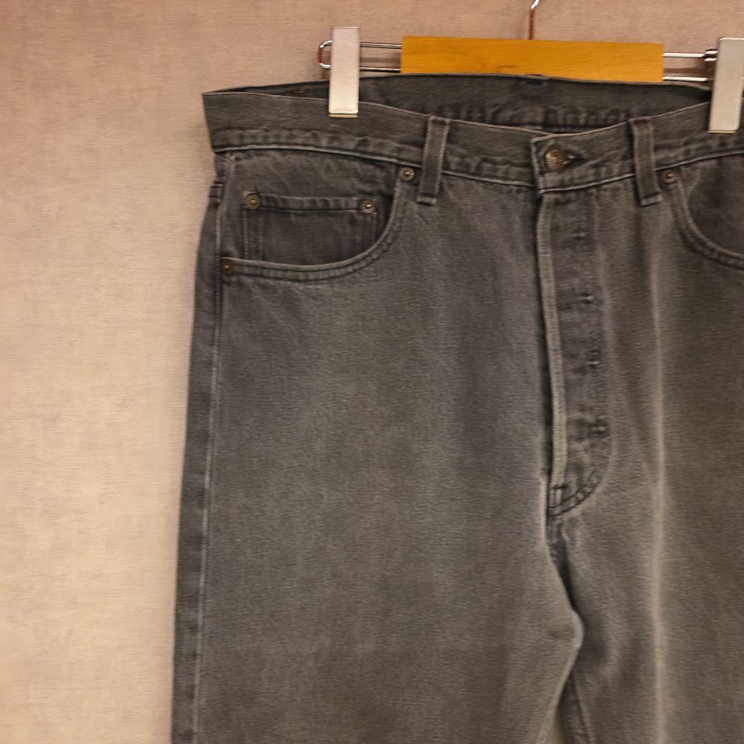 1991年10月生産USA製　リーバイス501 ブラック　後染めブラックフェード