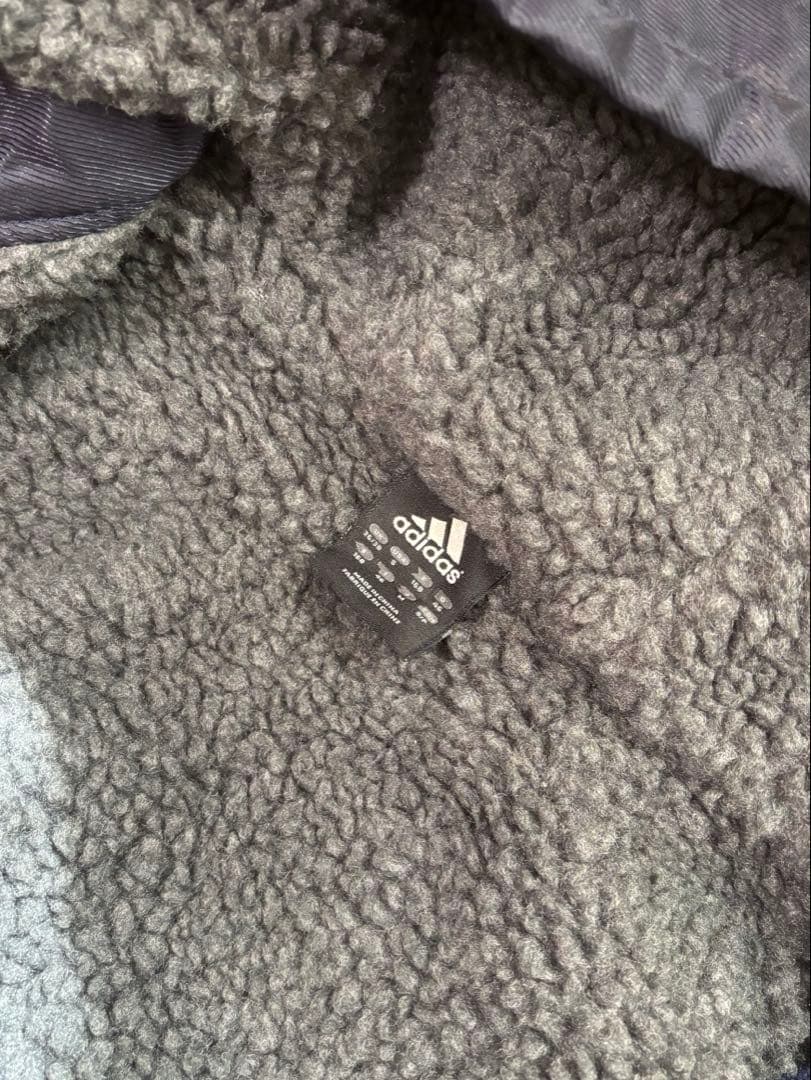 adidas ベンチコート M ネイビー