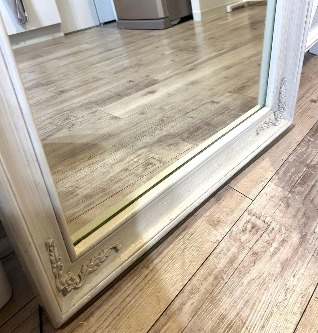 全身鏡　姫系　家具　鏡 アンティーク　横65cm