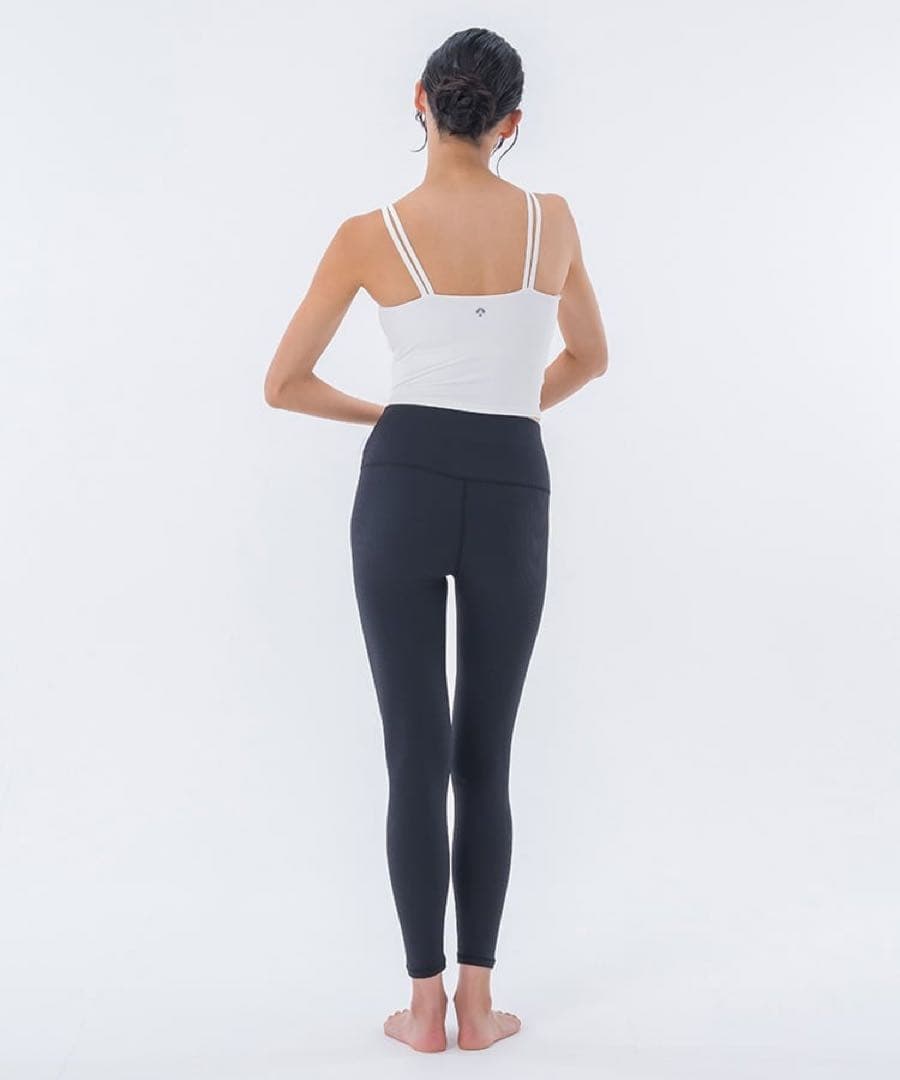 SUKALA ショートクロスキャミソール＆レギンスセットアップ Sホワイト ヨガ