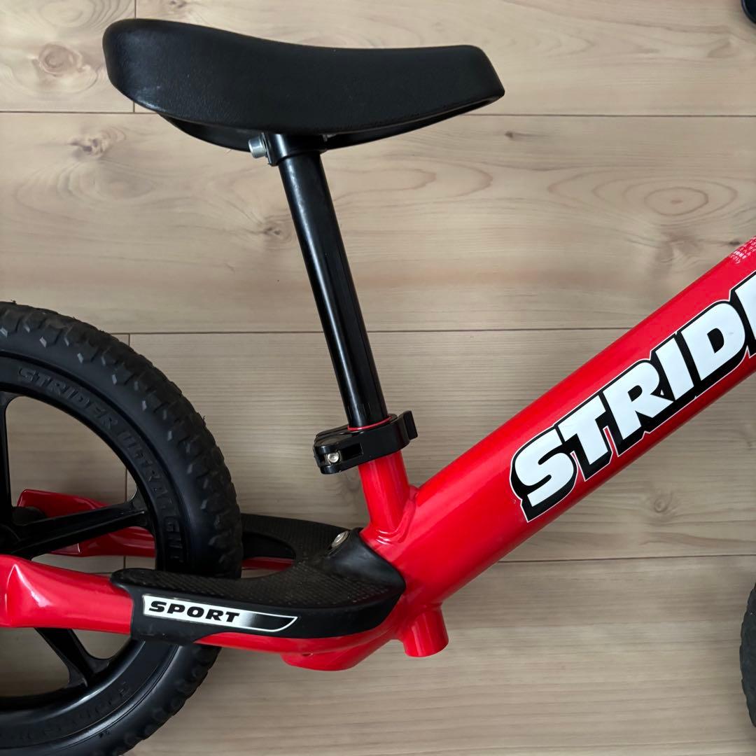 STRIDER スポーツ バランスバイク 赤 12インチ