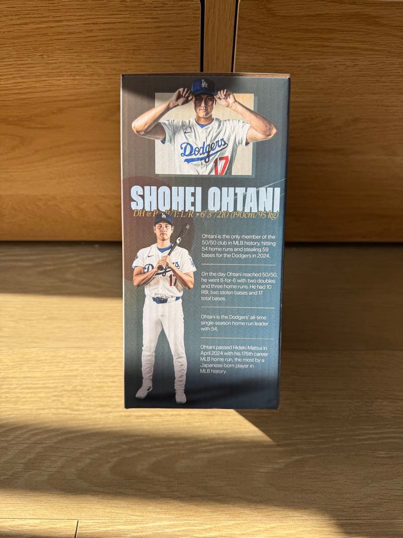 【激レア】2025球場配布限定　大谷翔平50/50ボブルヘッド打者バージョン①