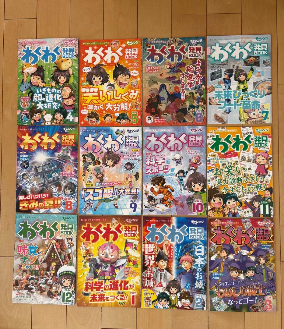 【未記入多数】進研ゼミ　小学講座　チャレンジ４年生　2024年度　4教科➕英語