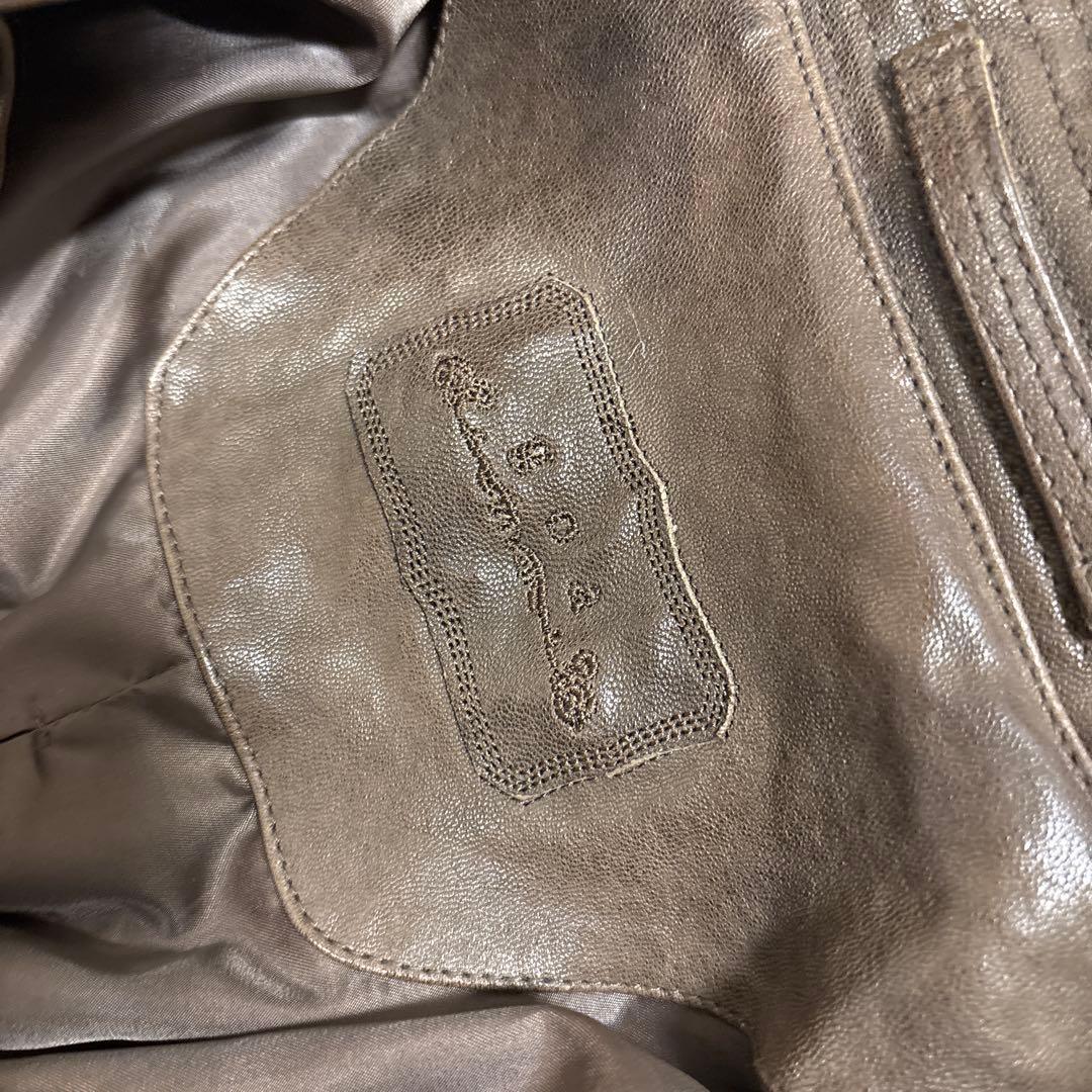 ジャケット・アウター 00s Goa Hooded Goat Leather Jacket Y2K