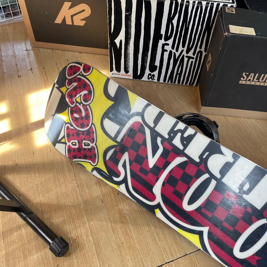 SPOON×KISSMARK　キスマーク　バインディング付スノーボードセット