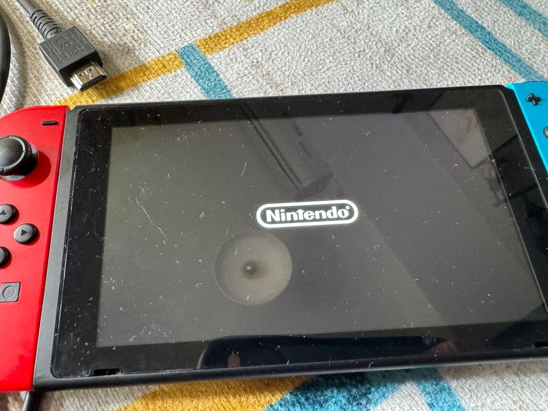 Nintendo Switch 本体 赤/青 Joy-Con付き(一部問題あり)