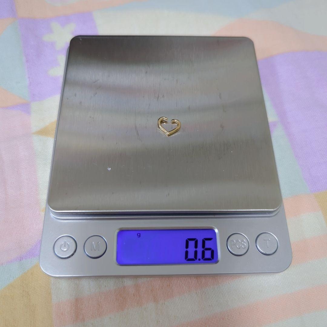 PICOLLET ピコレ k18 ハートピアス　16ゲージ