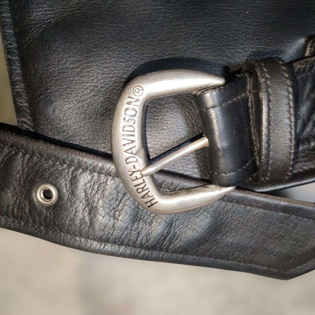 美品Harley Davidson ダブルライダースジャケット Mサイズ40位