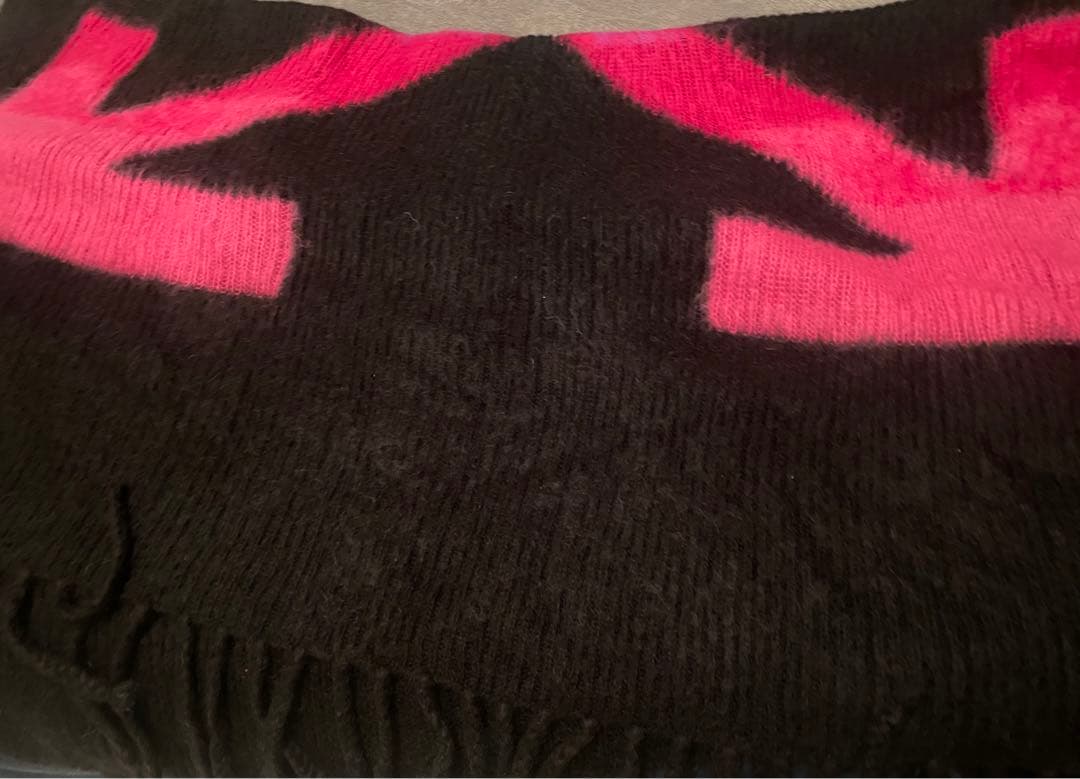 Off-White オフホワイト フリンジ ブランケット