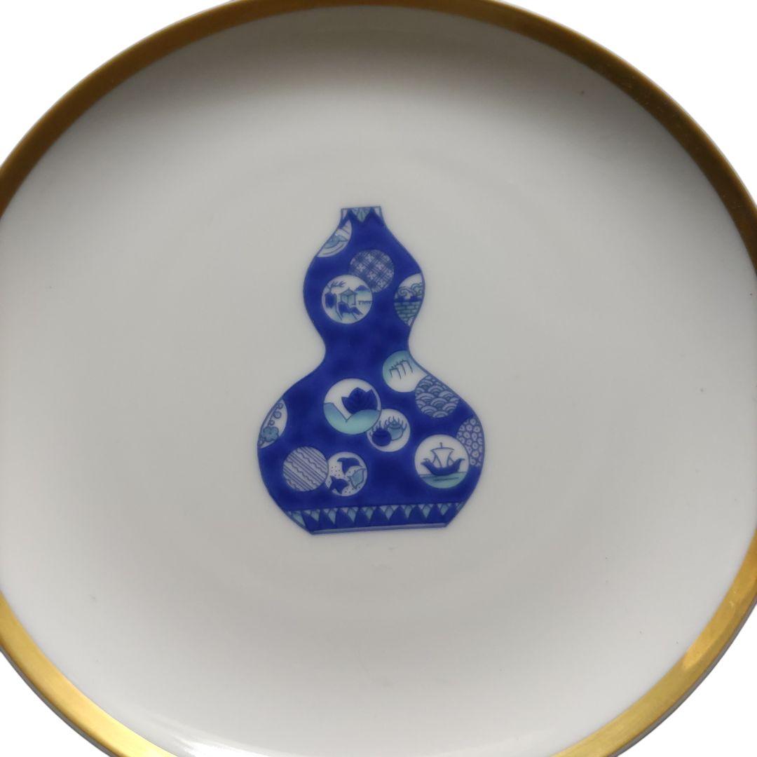 深川製磁　ブルーチャイナ　プレートセット