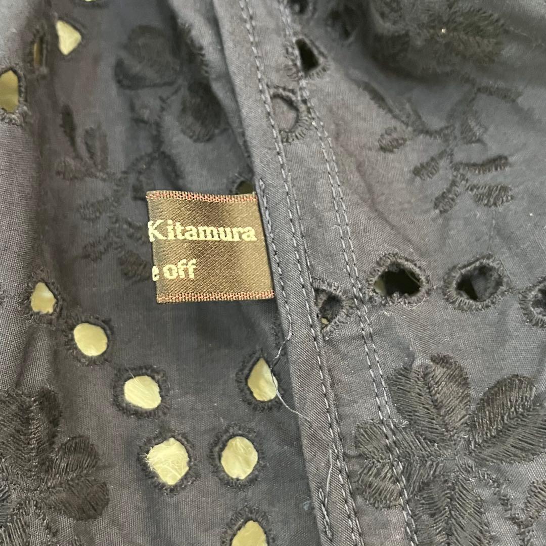 カズコキタムラ テイクオフ カットワークエンブロイダリージャケット フラワー刺繍