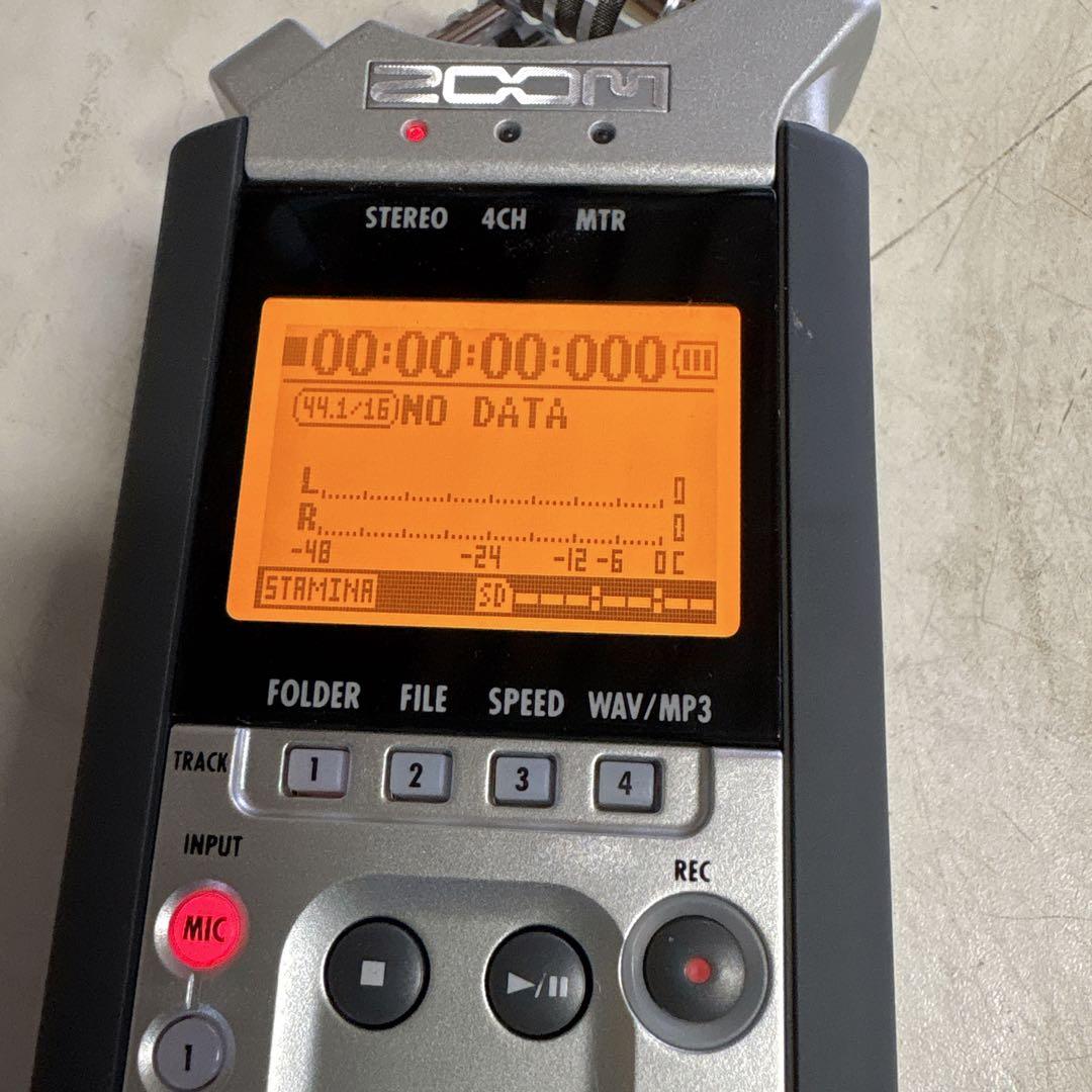 ZOOM H4n ハンディレコーダー リニアPCMレコーダー WAV/mp3