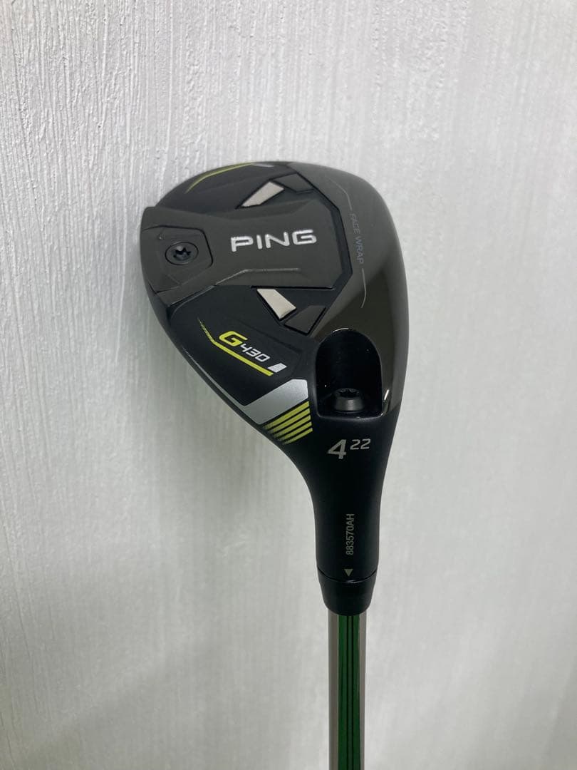超美品 G430 U4 22度 PING TOUR 2.0 CHROME 85S
