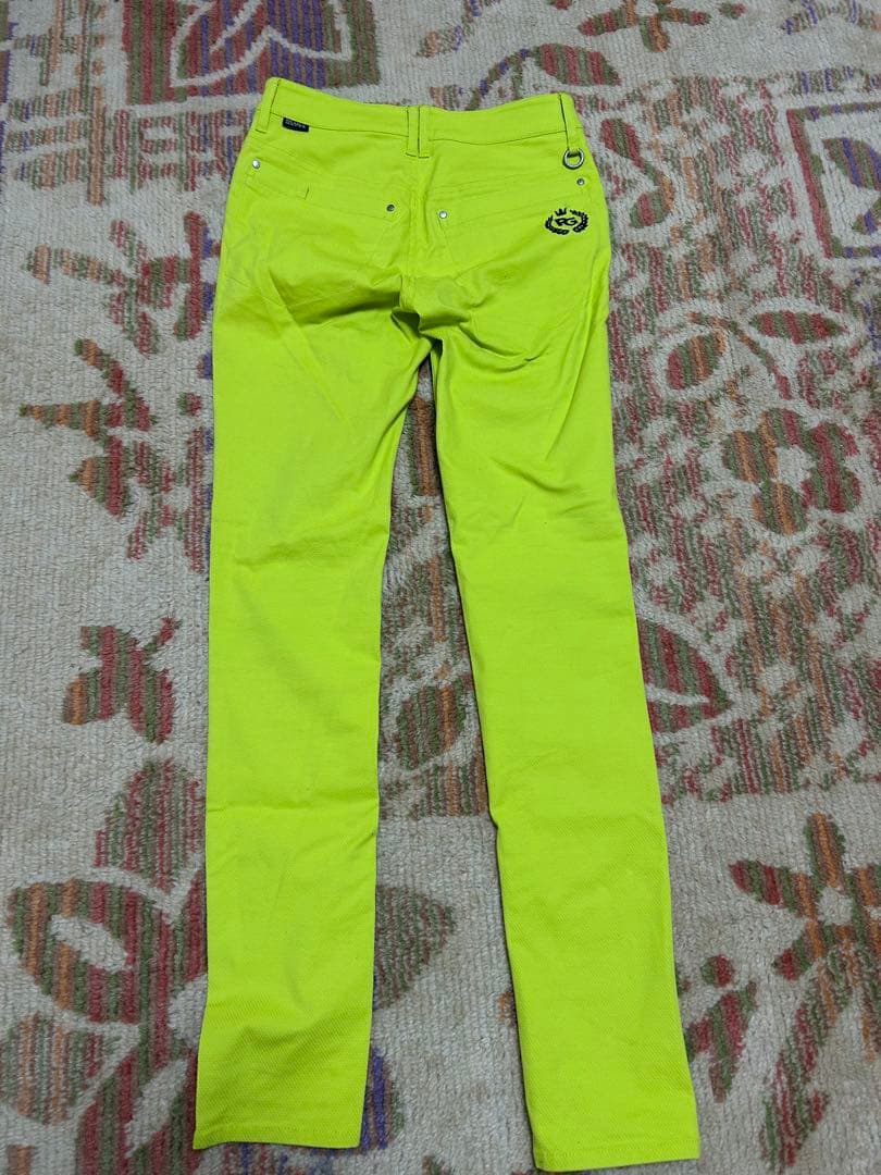 PG蛍光イエローパンツ レディース 00サイズ オールシーズン