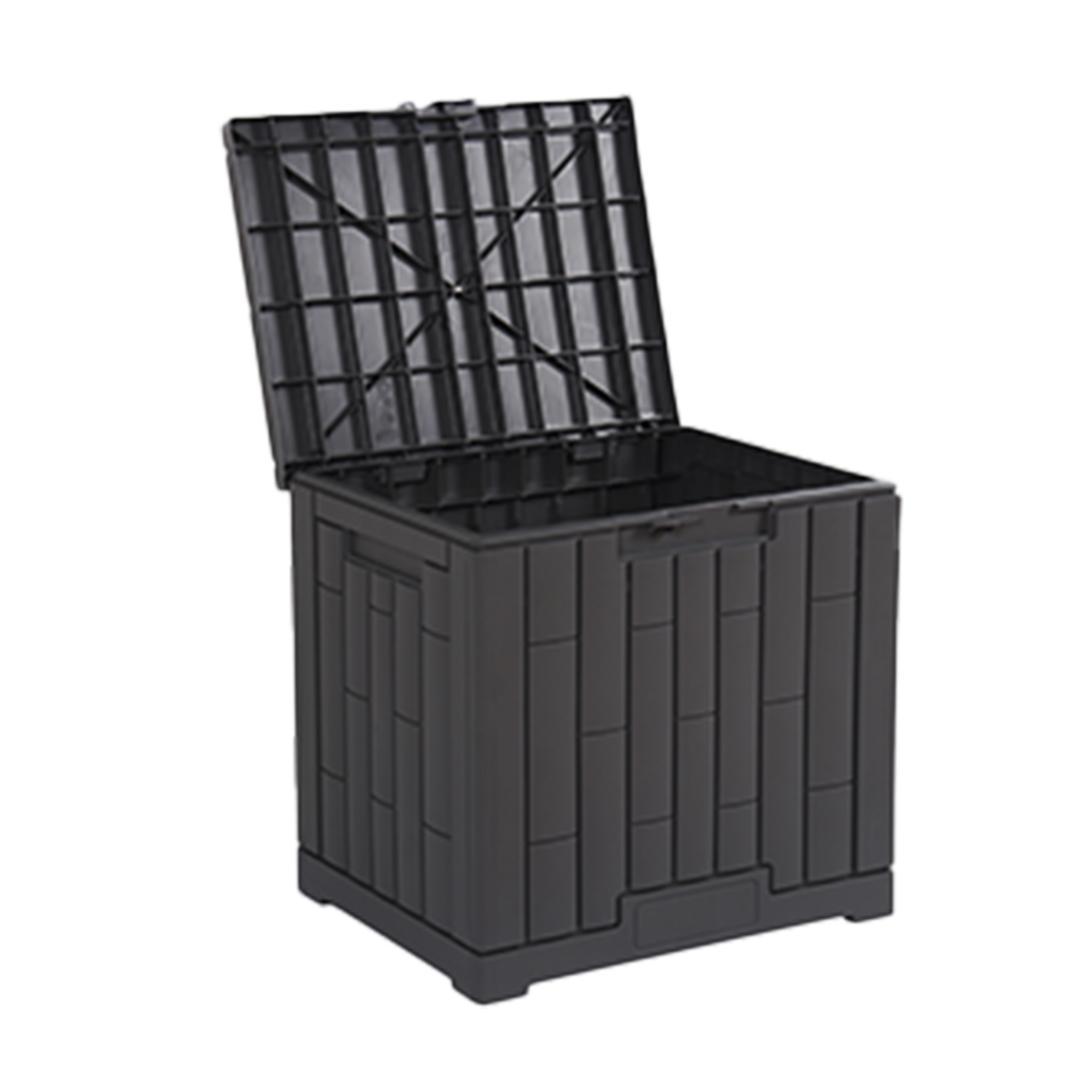 屋外収納庫 レンガ調 収納ボックス 置き配 ゴミ箱 小型 ストッカー 防水 耐候