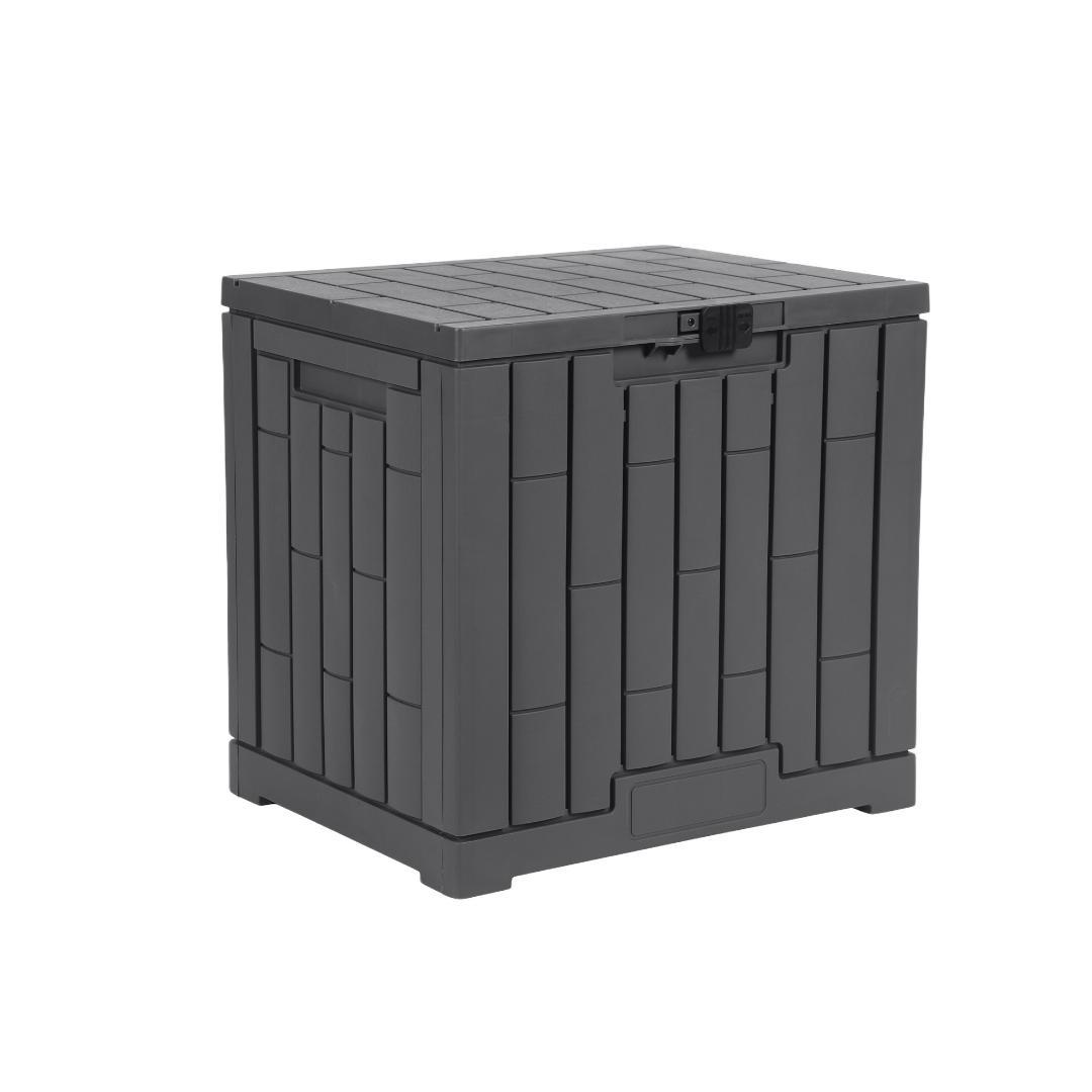 屋外収納庫 レンガ調 収納ボックス 置き配 ゴミ箱 小型 ストッカー 防水 耐候