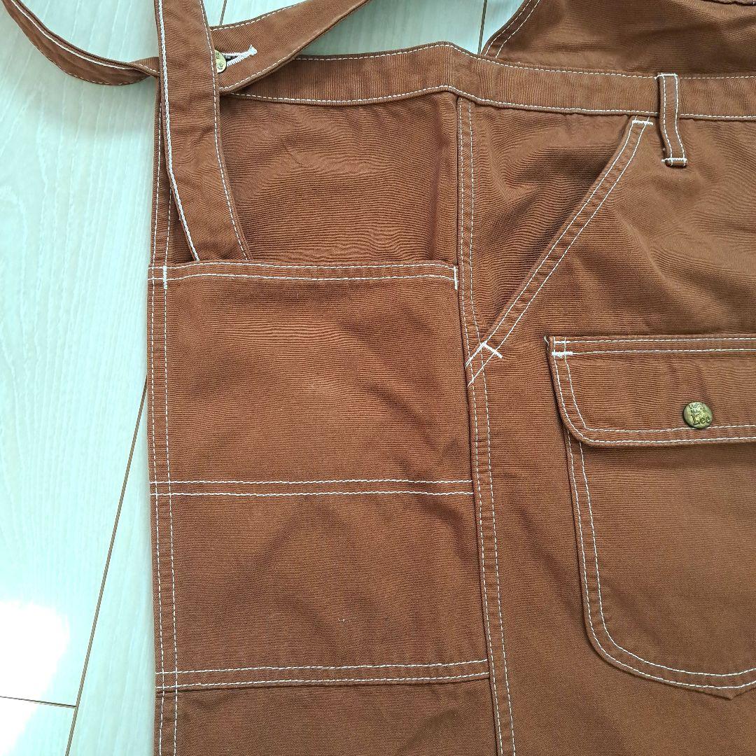 Lee オーバーオールエプロン L ワークエプロン ブラウン キャメル