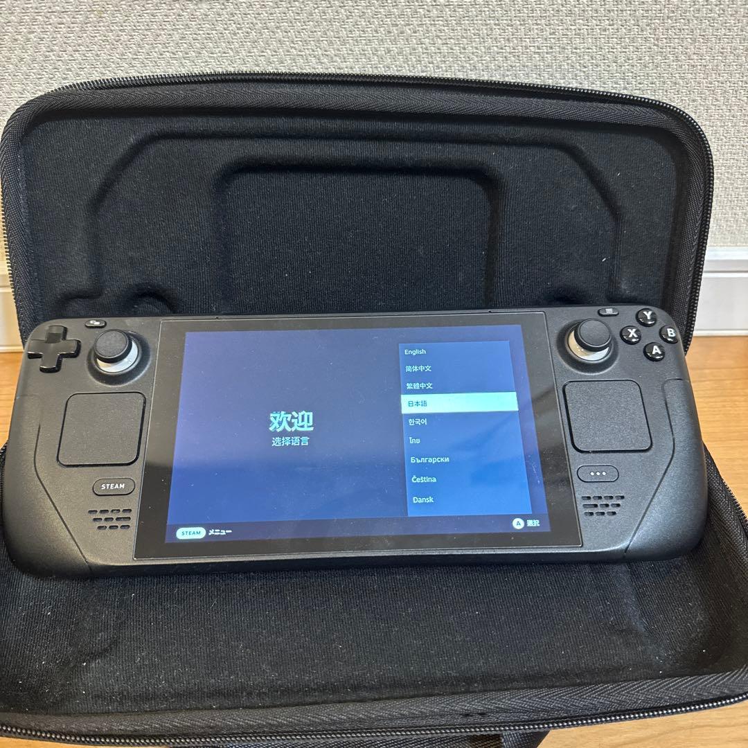 ジャンク　SteamDeck 64GB 本体 充電器・ケース付き