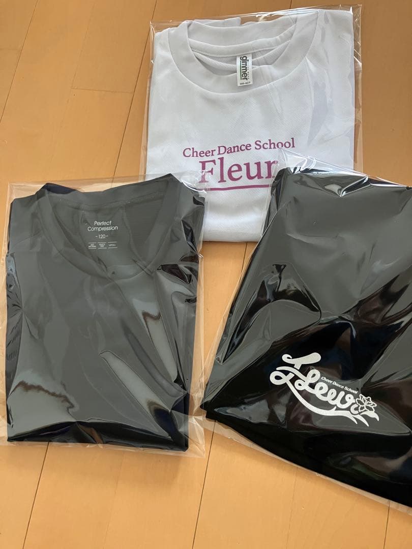 チアダンス　フルール　120 練習着3点セット