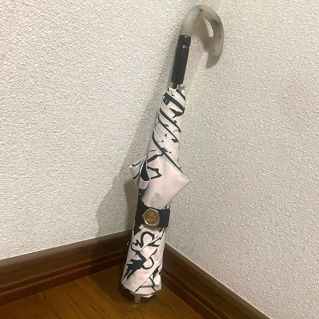 Beaurance ビューランス晴雨兼用日傘　折りたたみ傘　フラワーペイント