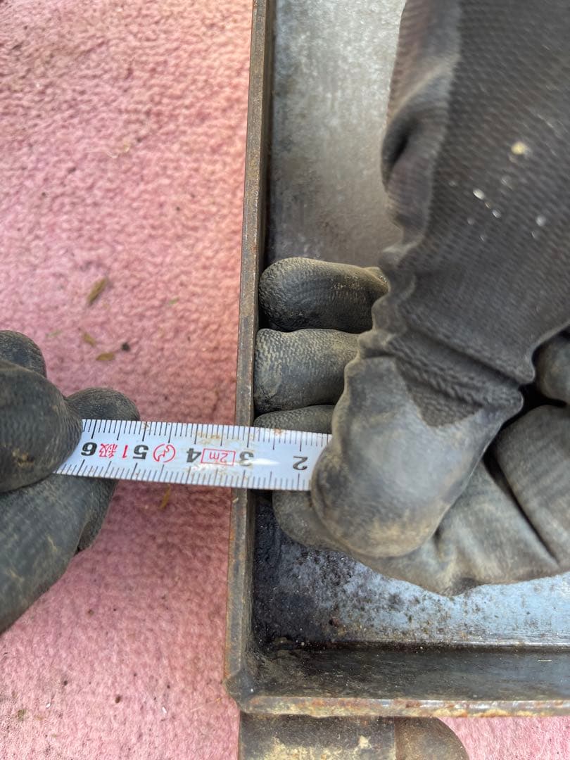 BBQ用鉄板　手渡し限定 幅150cm×奥行65cm 厚み3ミリ