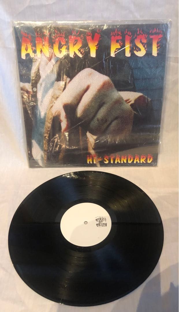 P*T様 名盤　当時物　Hi-STANDARD angry fist レコード