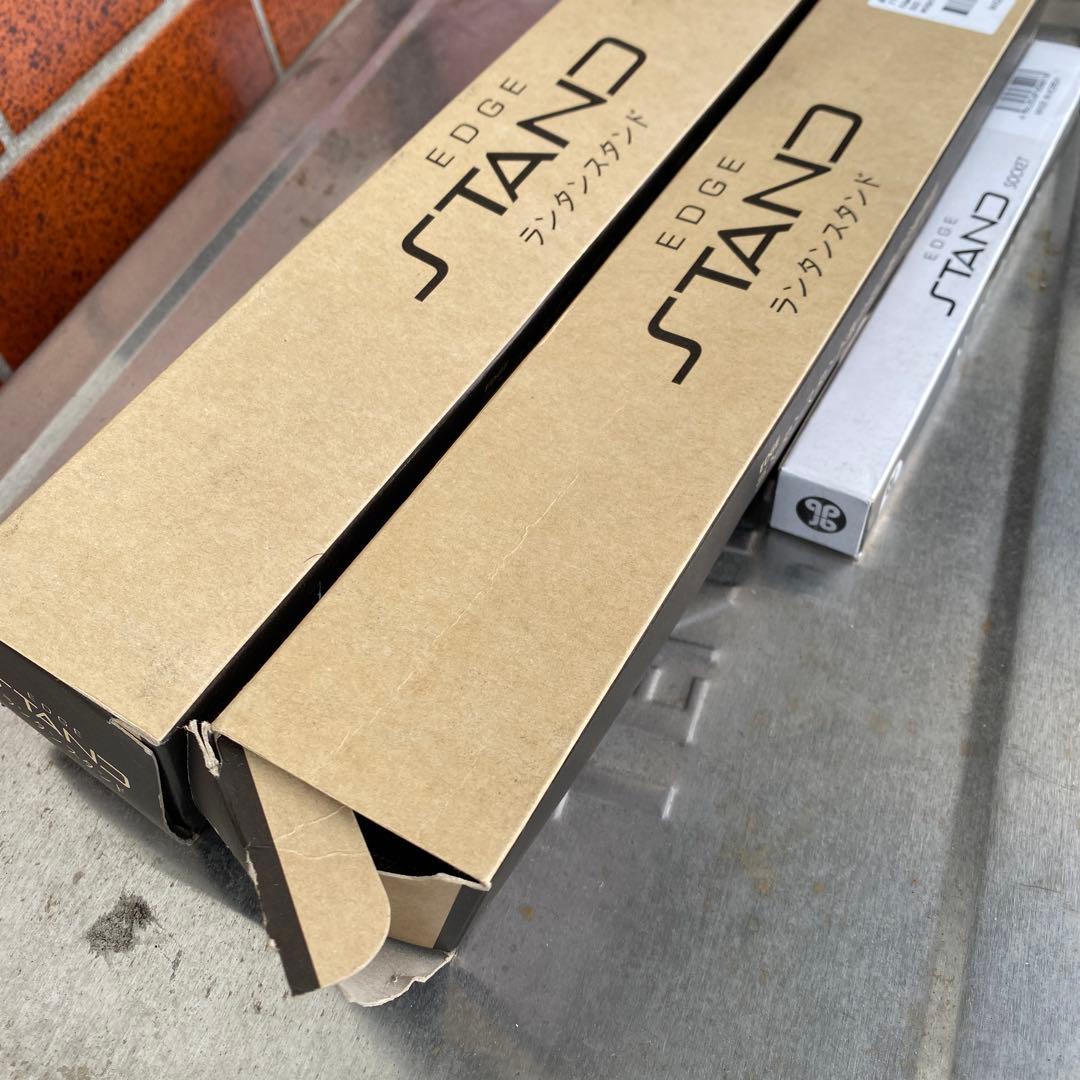 ２セット販売アルデバラン　エッジスタンド　ブラックカラー　スチールペグ付き