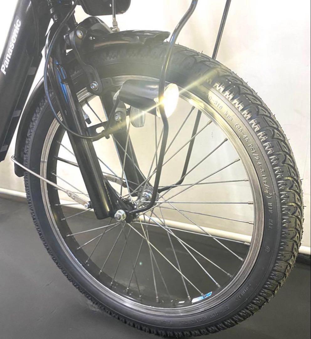 1年保証 パナソニック　ギュット　20インチ　3人乗り 黒色　電動アシスト自転車