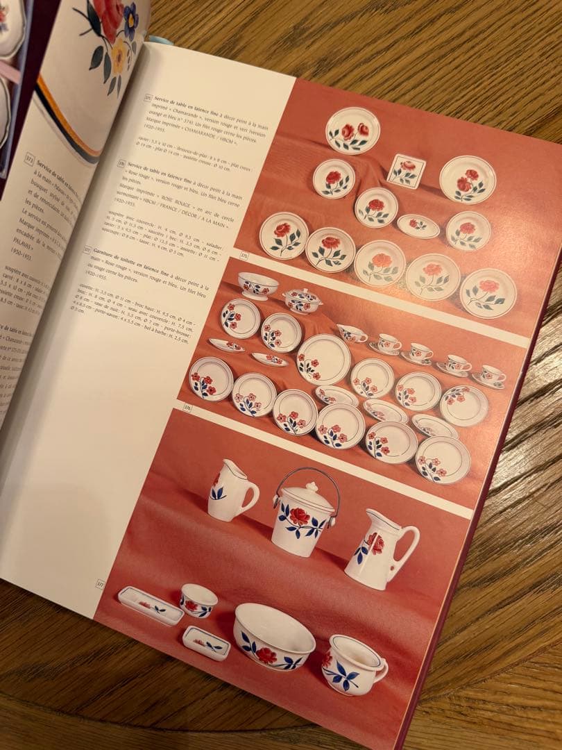 Dînettes françaises フランス陶器おままごとデイネット本2冊