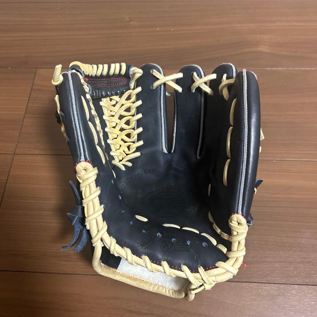 久保田スラッガー軟式用 限定モデル 直刺繍ラベル 型番M00 湯もみ型付け済