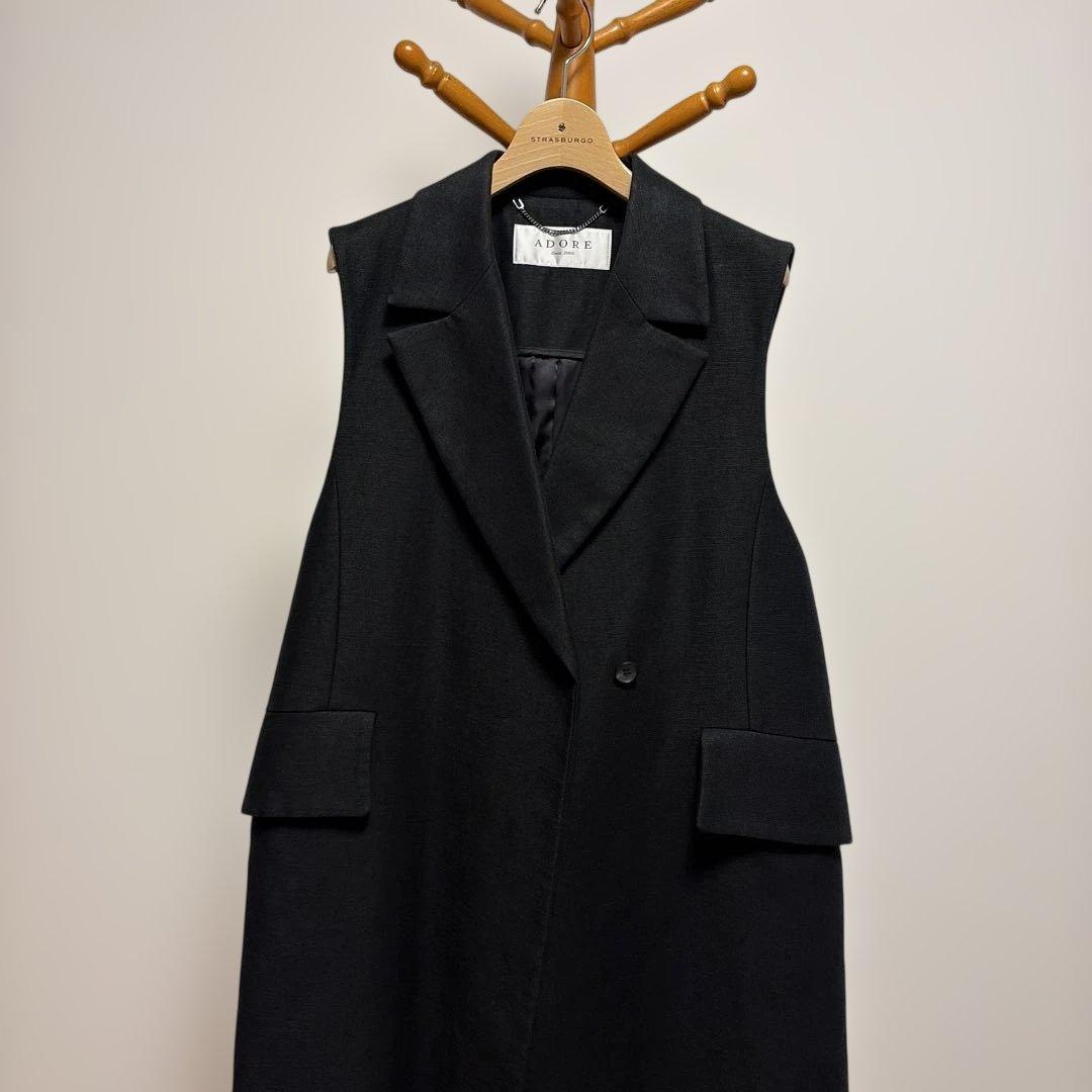 ADORE ブラック ジレ　38