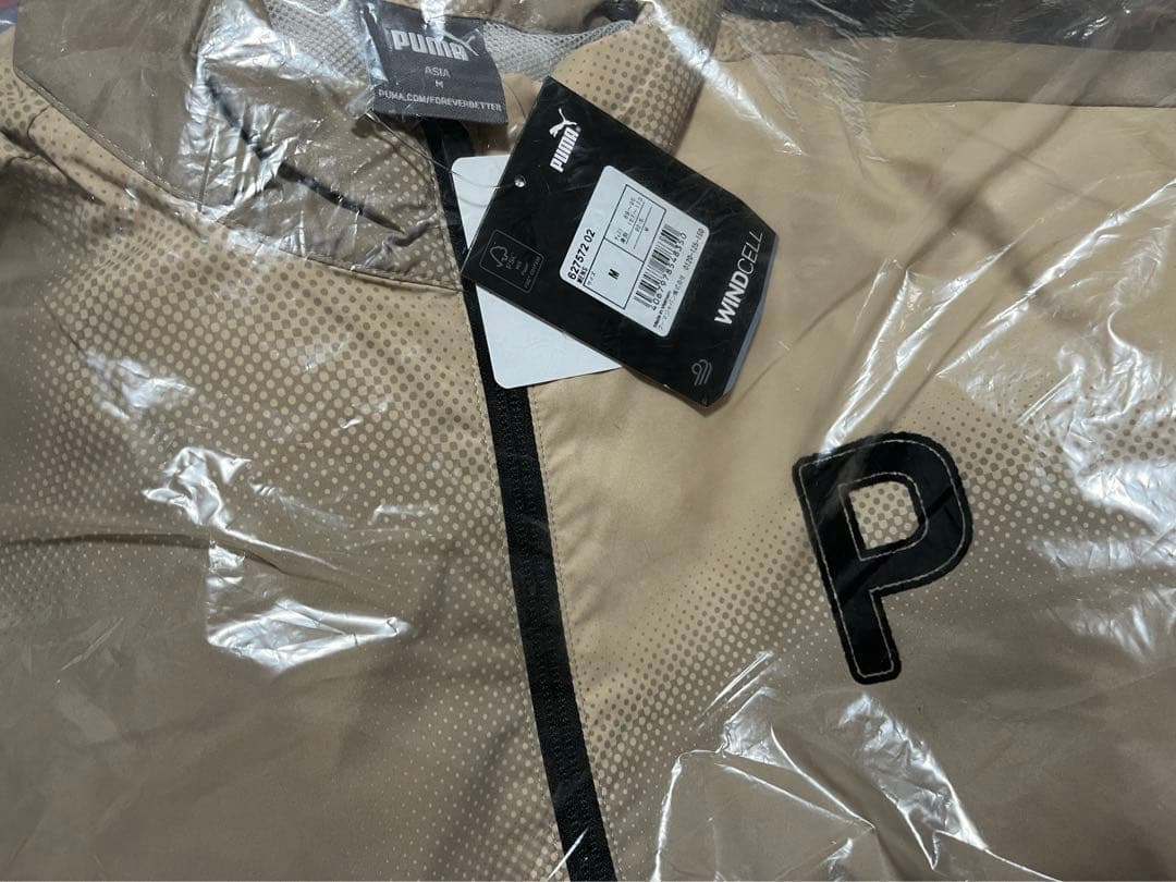 新品プーマ ゴルフウェア ブルゾン ストレッチタフタグラフィックジップジャケット