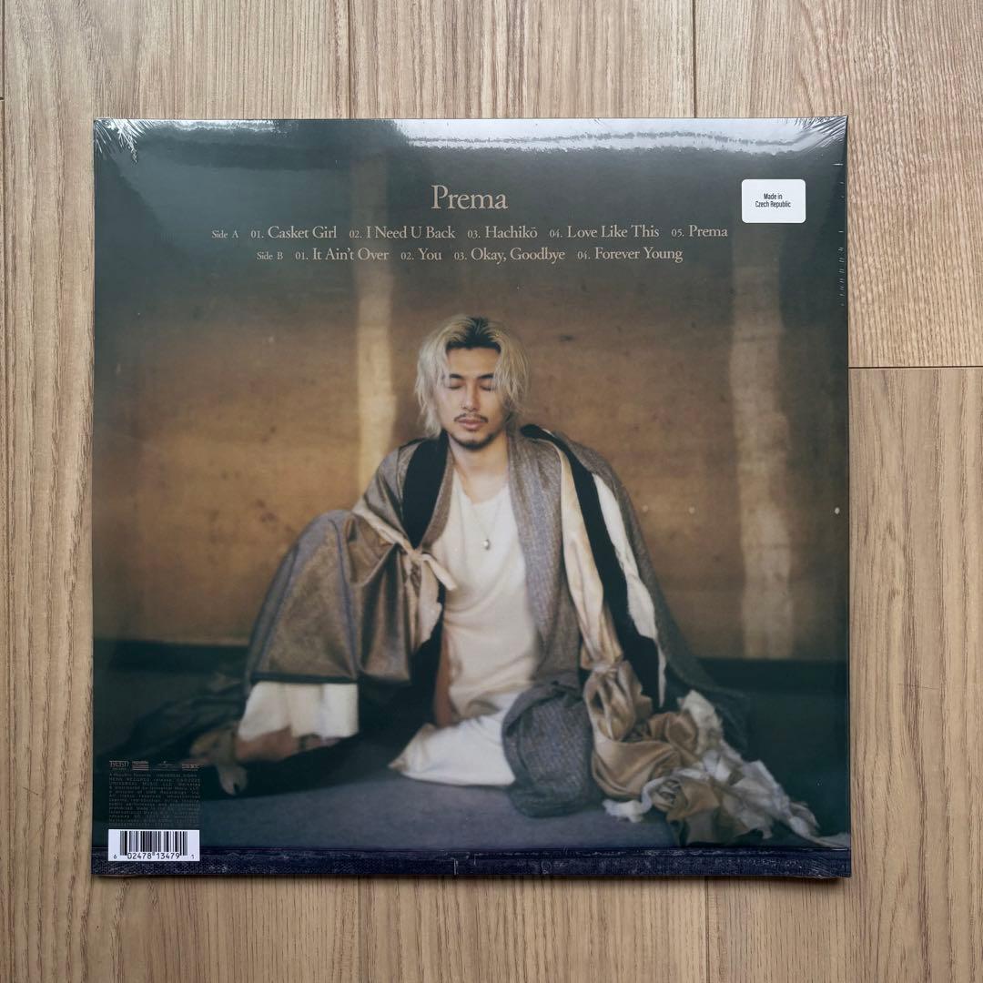 藤井風 Prema レコード 新品未開封 輸入版