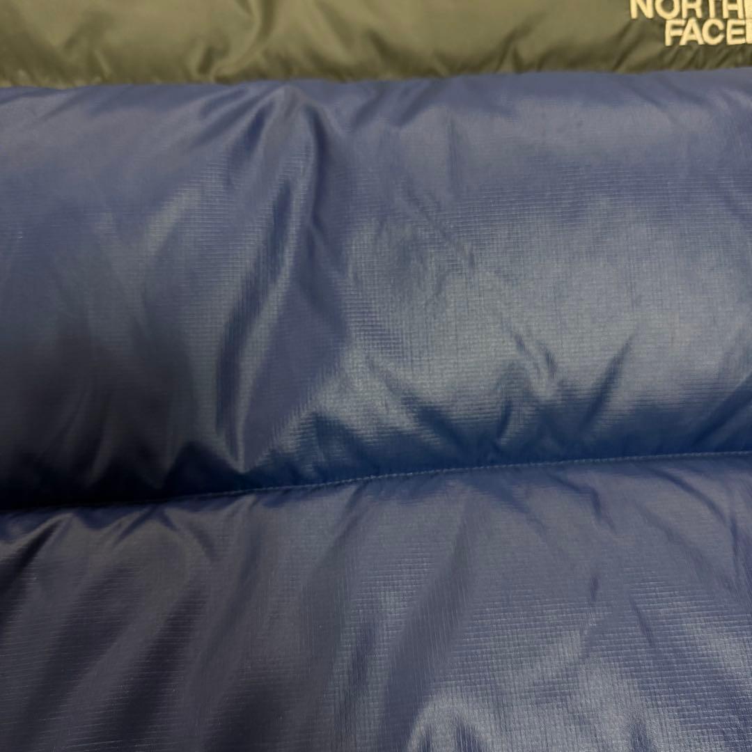 ノースフェイス ヌプシ ダウンベスト 700FP ネイビー グレー Mサイズ