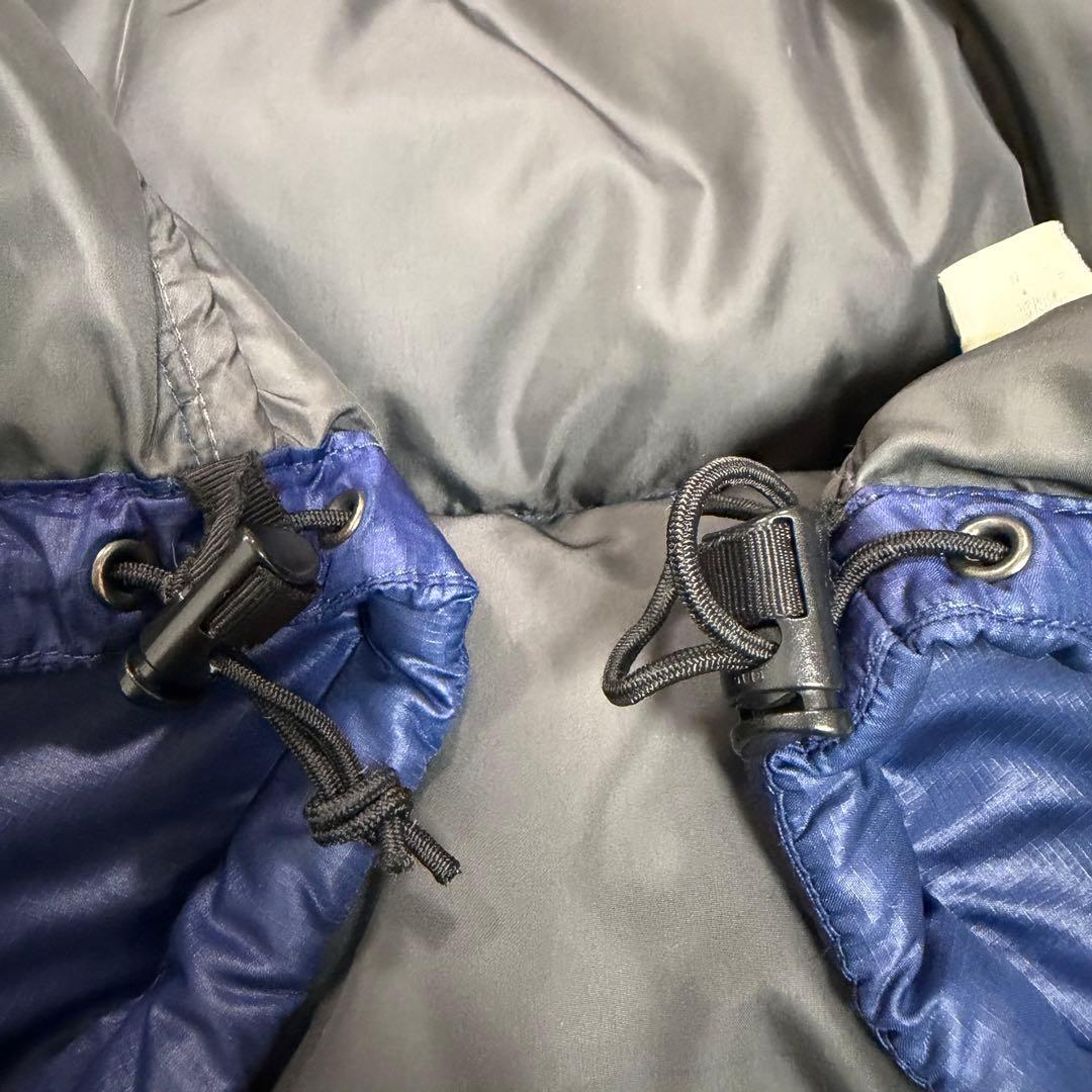 ノースフェイス ヌプシ ダウンベスト 700FP ネイビー グレー Mサイズ