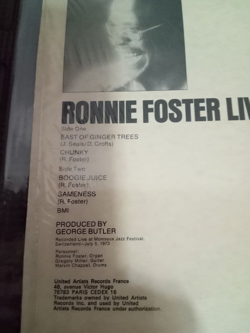 Ronnie Foster　レアグルーヴ　JAZZ FUNK bluenote