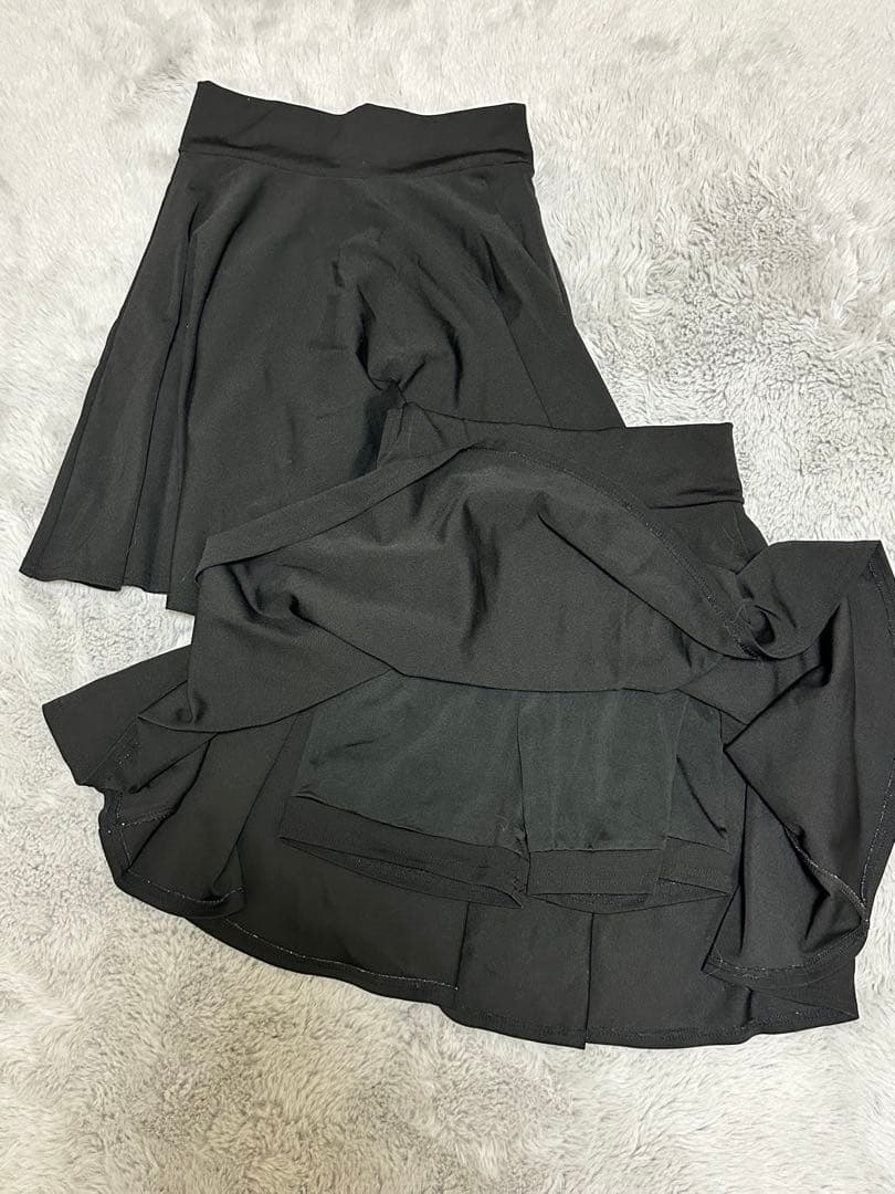 社交ダンス 競技ダンス　レオタード　パニエ　練習着