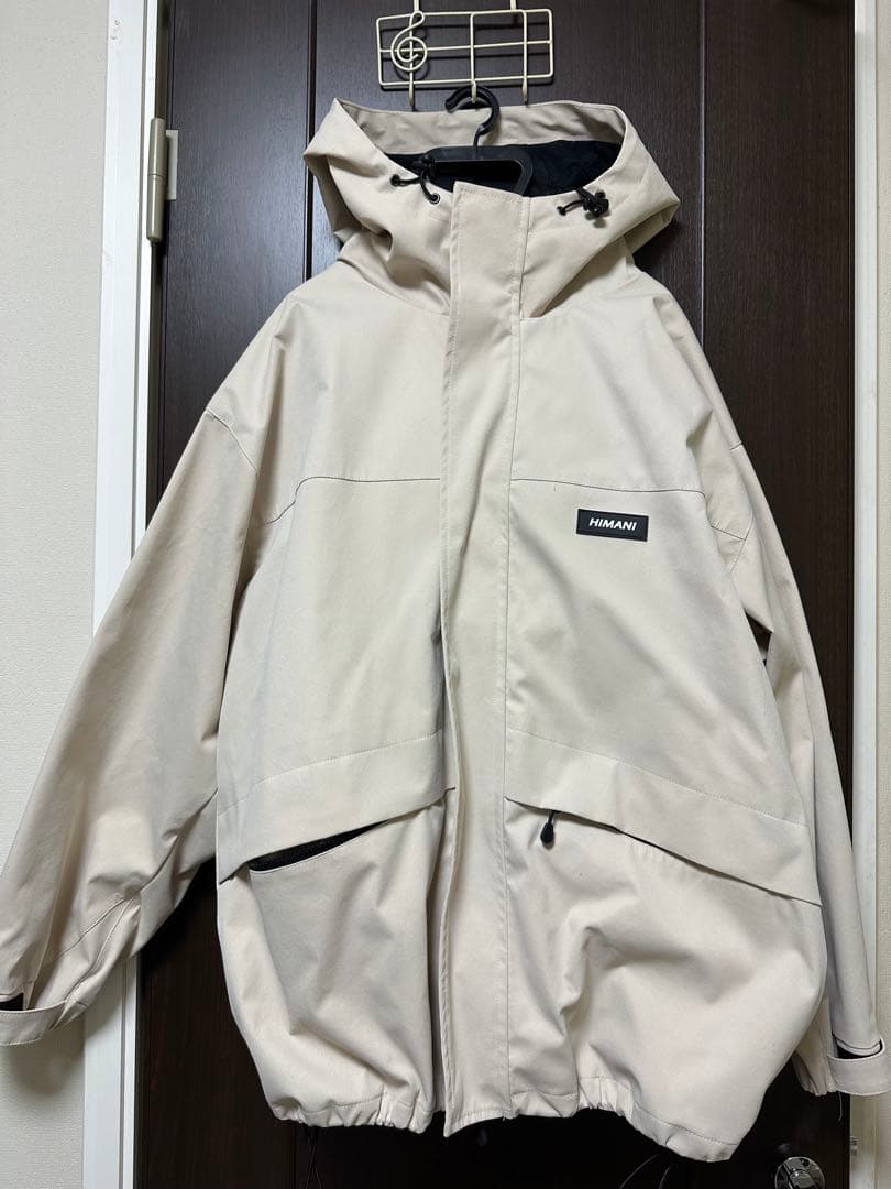 HIMASS MANIA スノーボードウェア 上下セット エクリュベージュ S