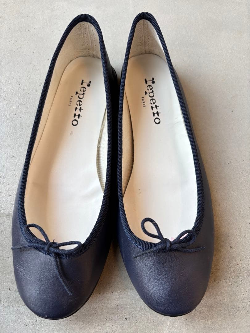 Repetto ネイビー バレエシューズ 36.5