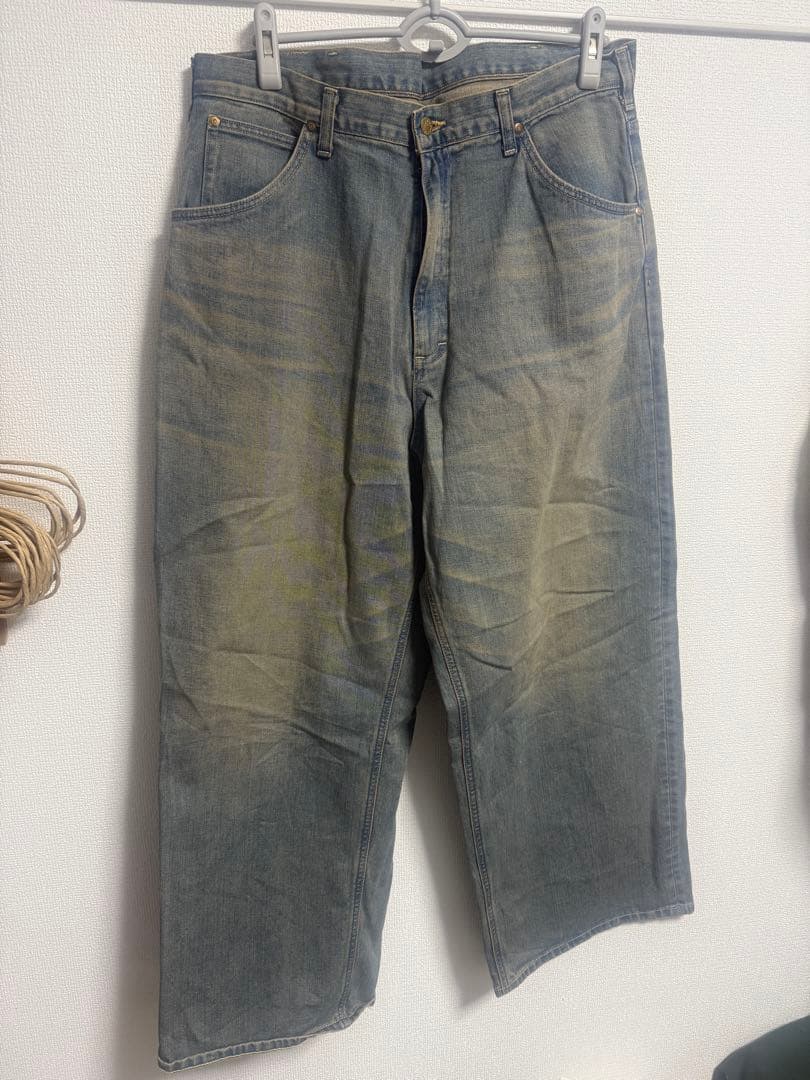パンツ BEAMS Lee WIDE FADE BAGGY JEANS