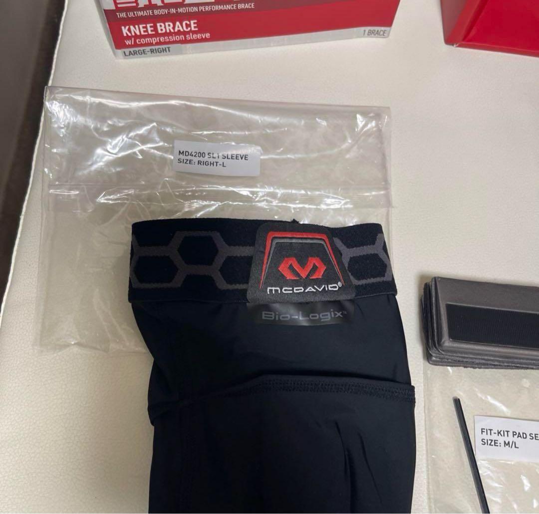 マクダビッド (McDavid) M4200右膝サポーター　Lサイズ 未使用