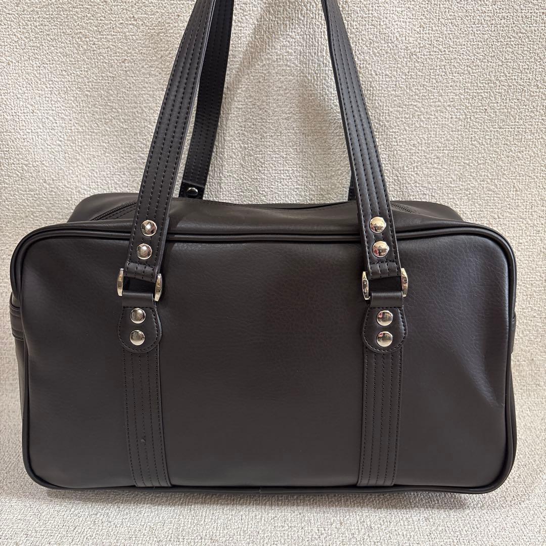 EAST BOY スクールバッグ ブラウン ピンク女神 スクバ